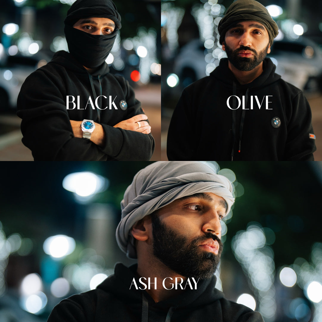 PreTied MultiStyle WrapCap (Premium Satin | Hand Made)