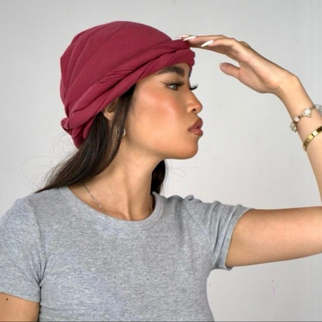 PreTied MultiStyle WrapCap (Premium Satin Lining)